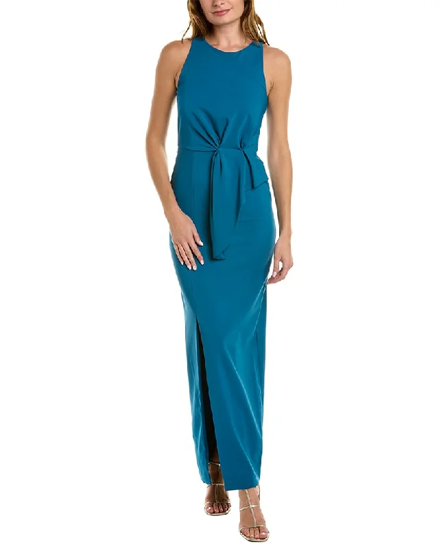 Party dress that supports a cause -Kay Unger Megan Column Gown