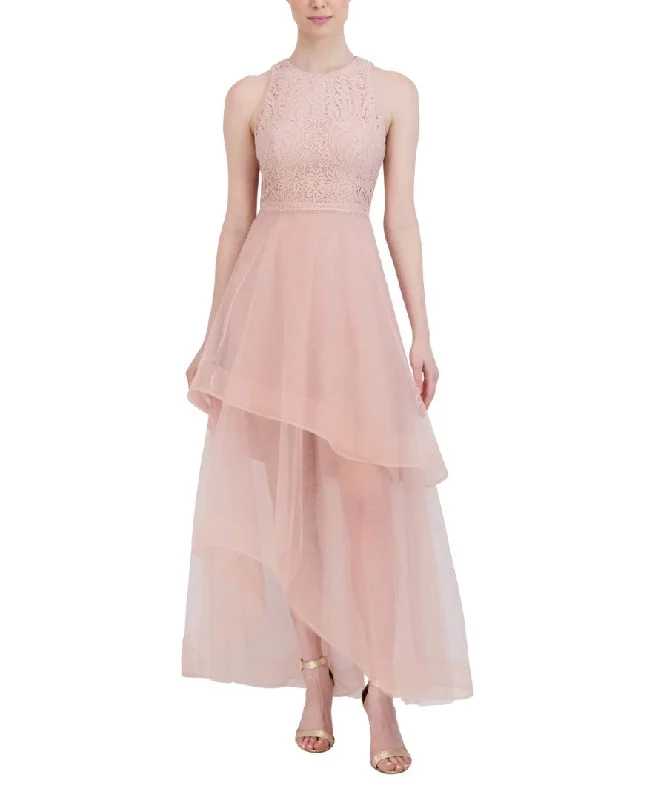 Party dress that hides belly fat -LACE BALLGOWN