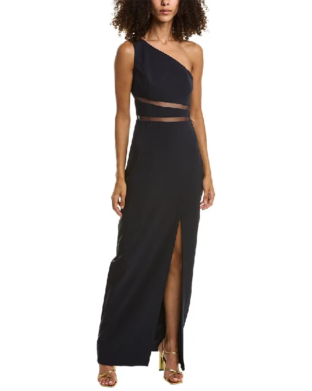 Dress for party joyous occasion -Liv Foster One-Shoulder Crepe Gown