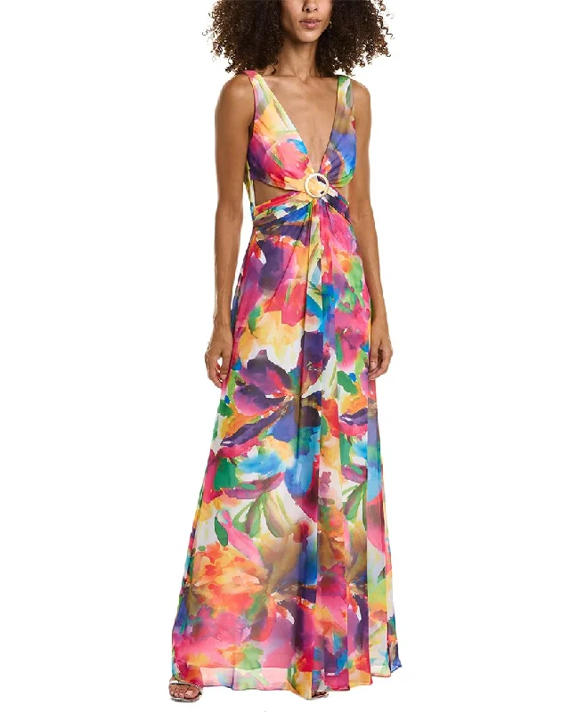 Party dress: best colors -Liv Foster Printed Gown