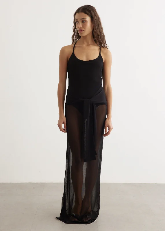 Party dress in handmade design -Maille Nodo Dress
