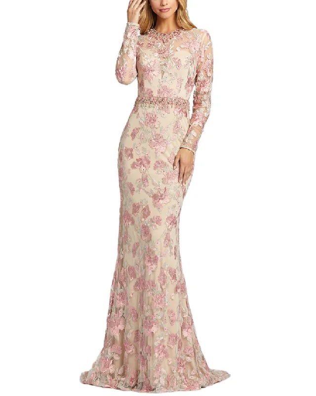 Party dress for a bachelorette party -Mac Duggal Column Gown
