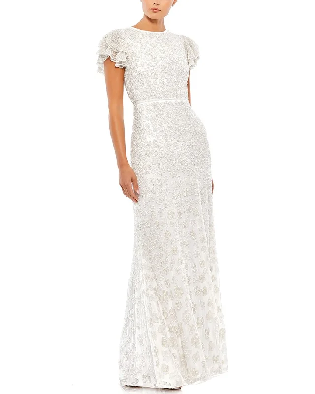 Dress for party stylish appearance -Mac Duggal Column Gown