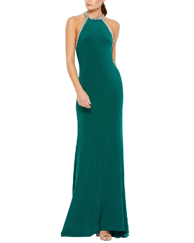 Dress for party trendy style -Mac Duggal Column Gown