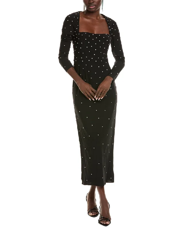 Party dress in velvet fabric -Mac Duggal Column Gown