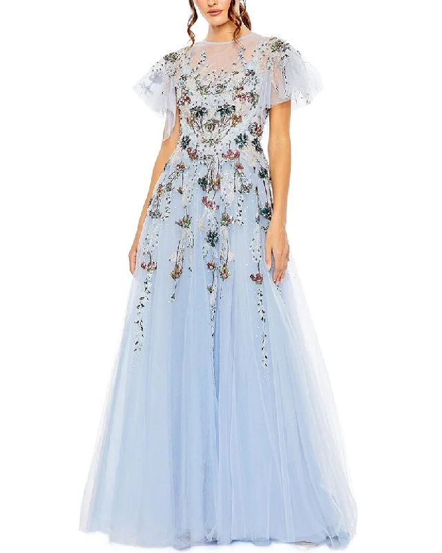 Dress for party maxi style -Mac Duggal Gown