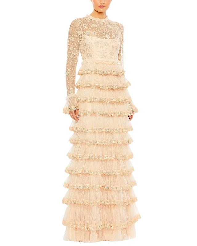 Dress for party plus size women -Mac Duggal Gown