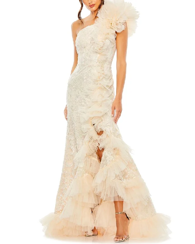 Party dress with polka dots -Mac Duggal Gown