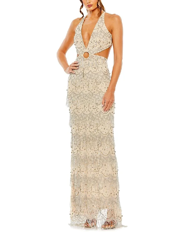 Party dress with a high neckline -Mac Duggal Gown
