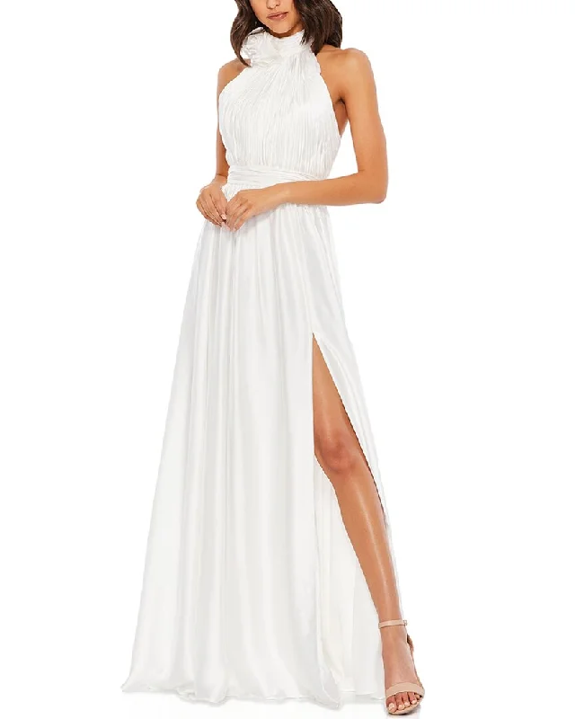 Party dress in velvet fabric -Mac Duggal Gown