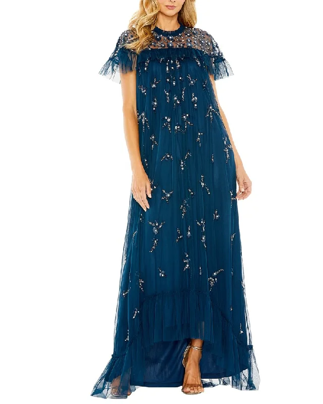 Dress for party themed event -Mac Duggal Tiered gown