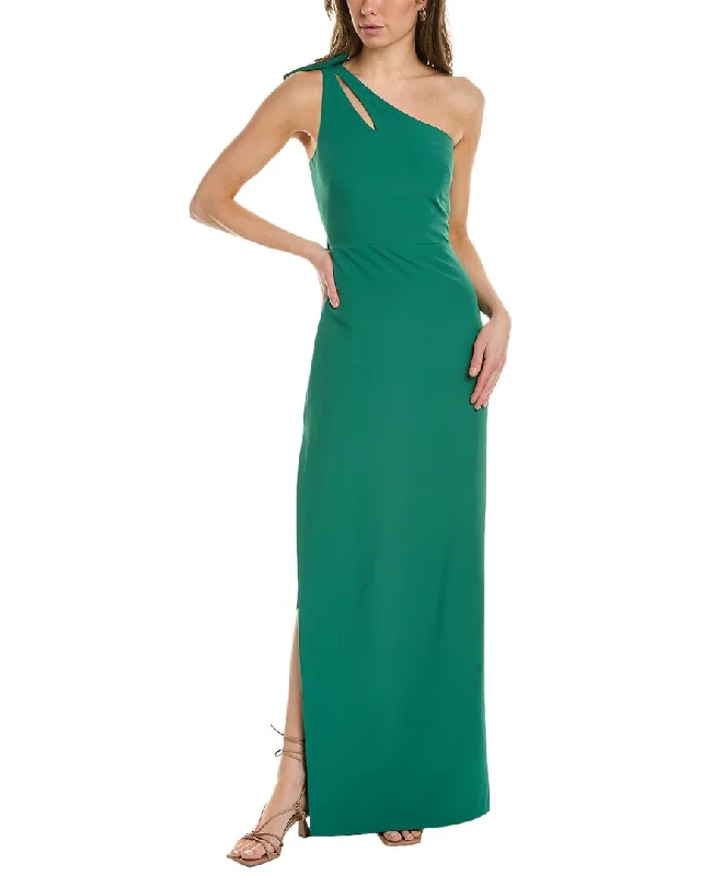 Party dress that is easy to pack -Marchesa Notte One-Shoulder Gown