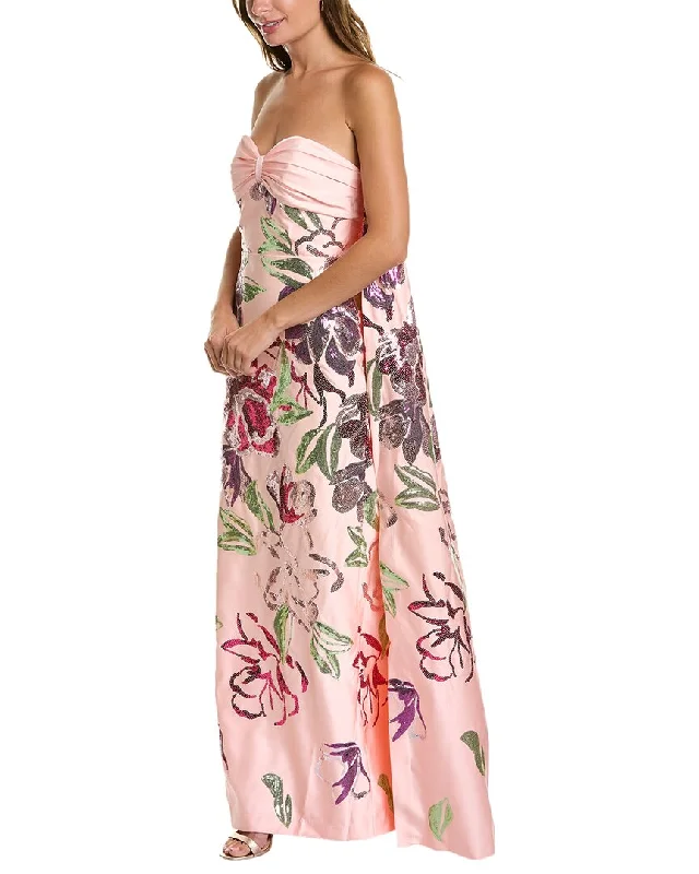 Party dress that is show-stopping -Marchesa Notte Sequin Gown
