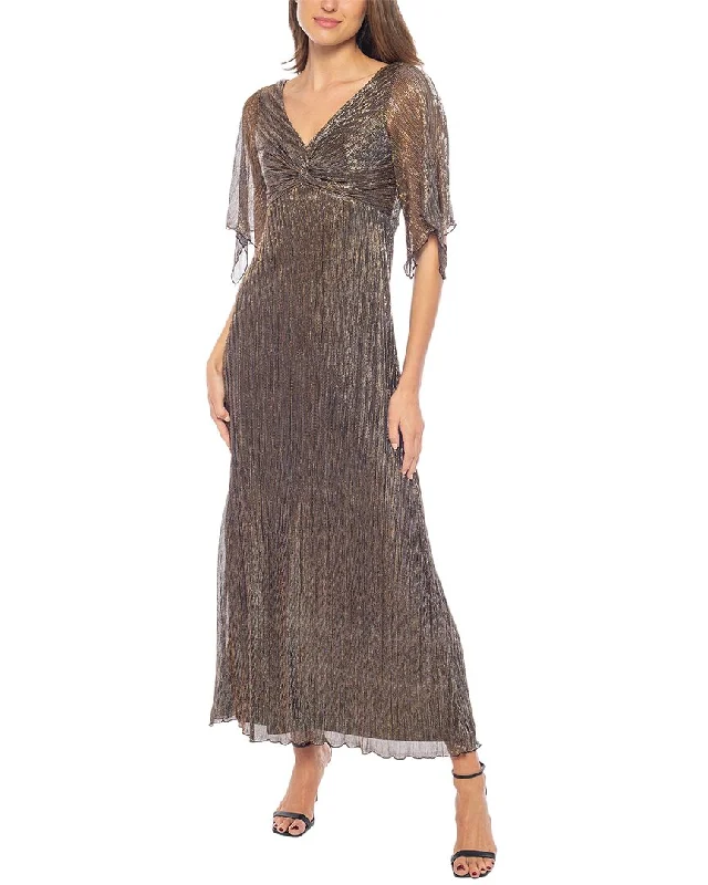 Party dress with ruffles details -MARINA Gown