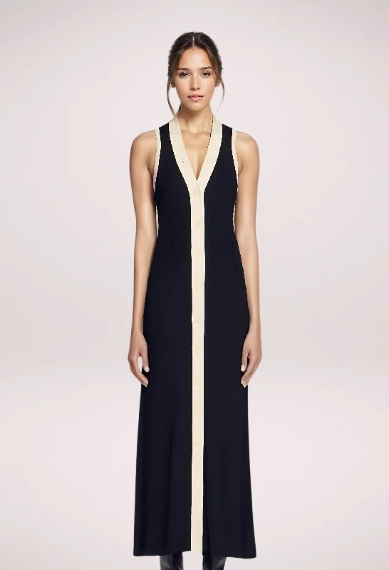 Party dress that elongates legs -MASURA