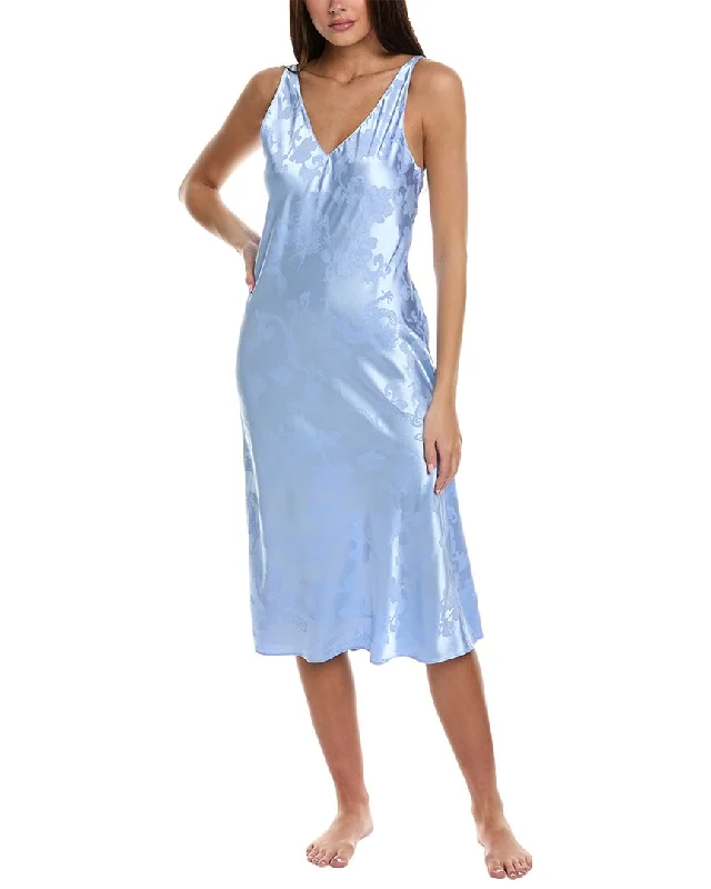 evening dress for leadership events-N Natori Imperial Garden Night Dress