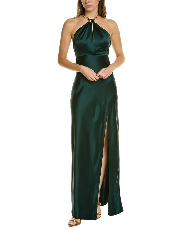 Party dress with boots -Nicholas Ambra Gown