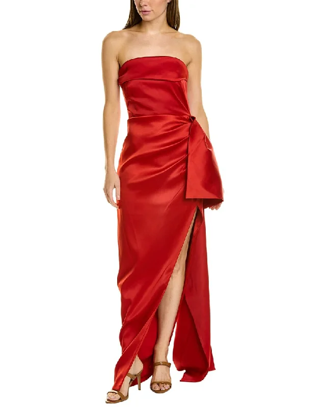 Party dress for an apple shape -Nicholas Erelyn Gown