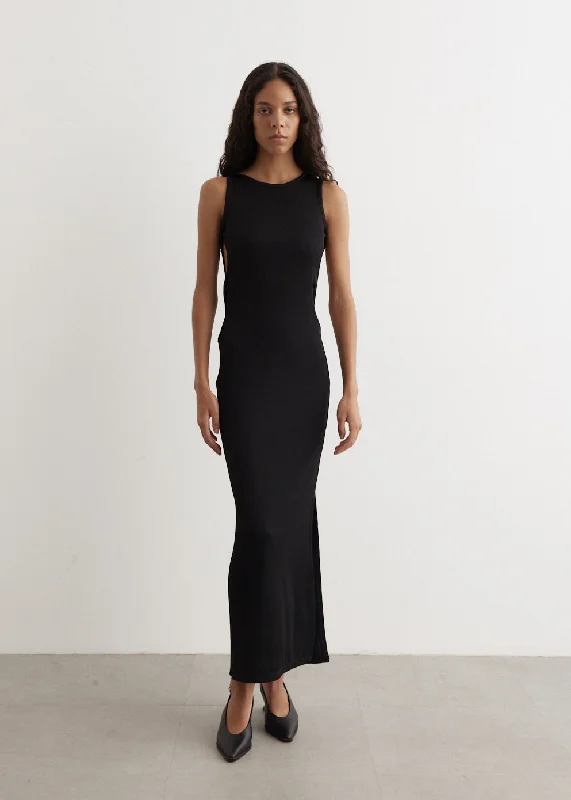 Party dress for masquerade ball -Oblix Twist Halter Dress