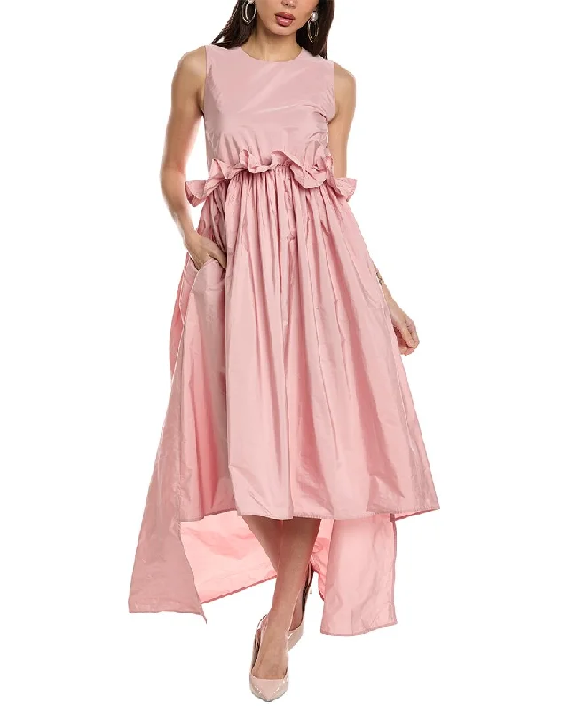 Party dress with statement sleeves -RED Valentino Gown