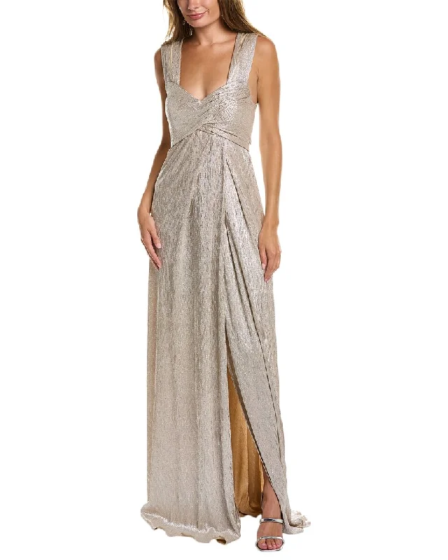 Party dress with a strapless design -Rene by Rene Ruiz Gown