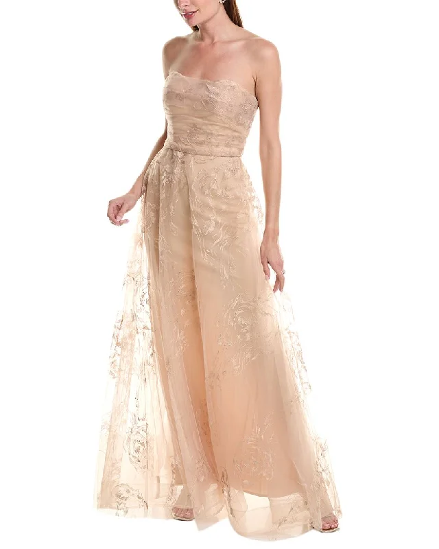 Dress for party joyous occasion -Rene Ruiz Off-The-Shoulder Gown