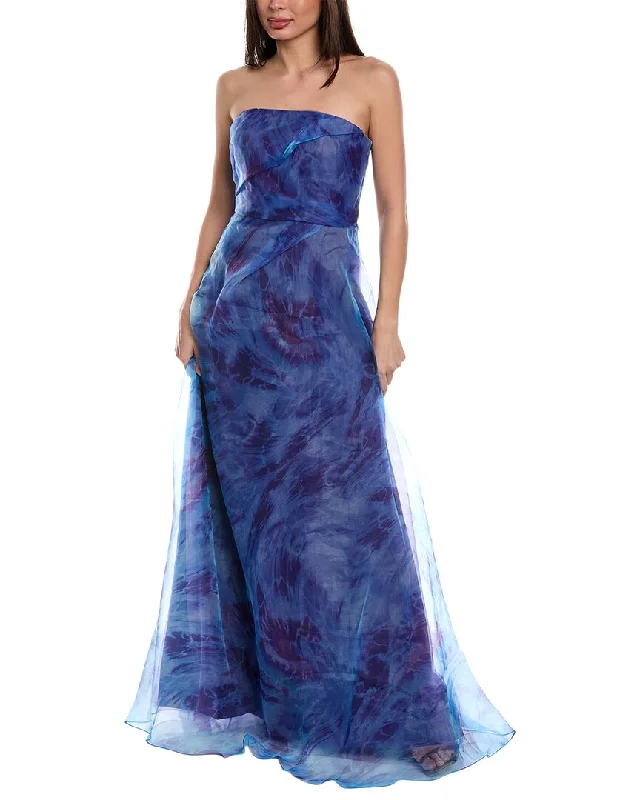 Party dress with belt -Rene Ruiz Organza Gown
