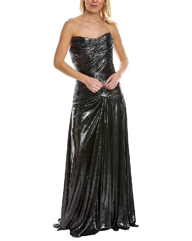 Party dress with positive reviews -Rene Ruiz Ruched Gown