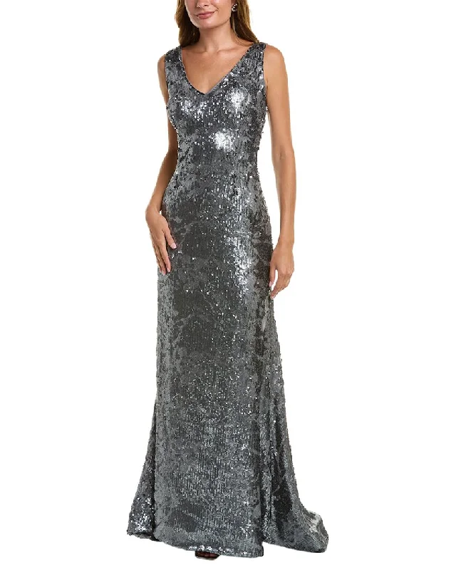 Party dress that reflects your style -Rene Ruiz Sequin Gown