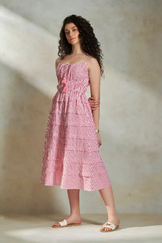 Party dress: different body types -Elissa|Tier Dress With Smocking