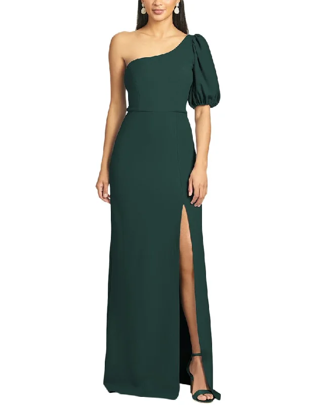 Party dress with a train detail -Sachin & Babi Nadia Gown