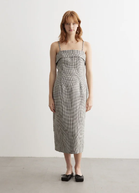 Party dress with lace accents -Sol Dress