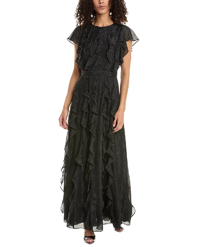 Dress for party celebrity style -Ted Baker Ruffle Gown