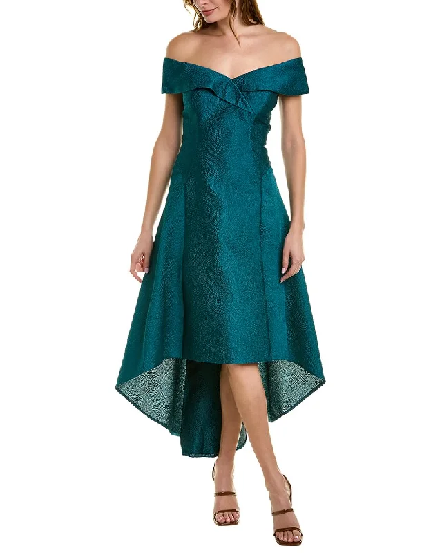Party dress for Hollywood party -Teri Jon by Rickie Freeman High-Low Gown