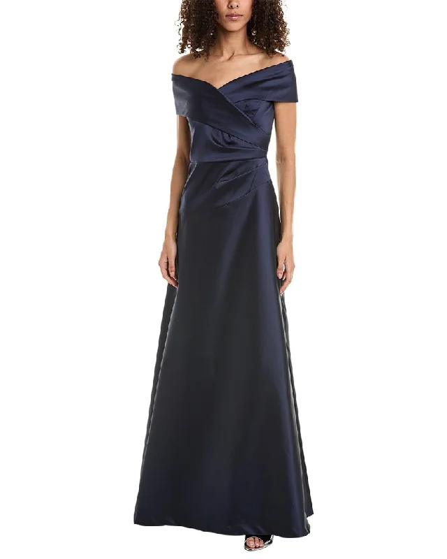 Party dress: on a budget -Teri Jon by Rickie Freeman Off-The-Shoulder Gown