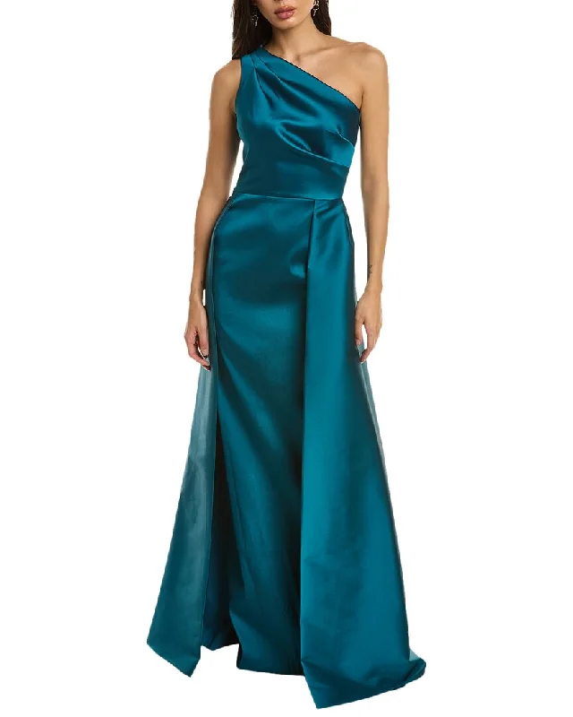 Party dress: care tips -Teri Jon by Rickie Freeman One-Shoulder Gown