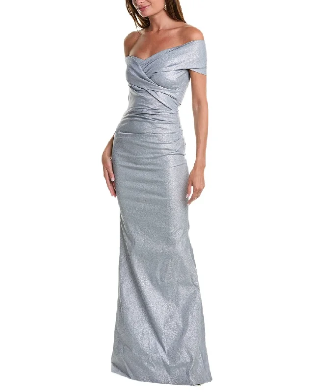 Best dress for party occasions -Teri Jon by Rickie Freeman Ruched Gown