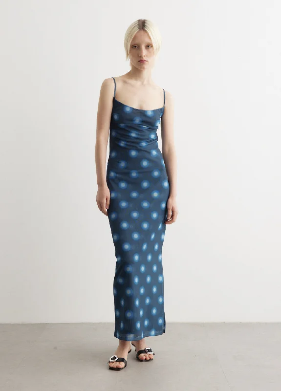 Party dress with statement sleeves -Thais Dress