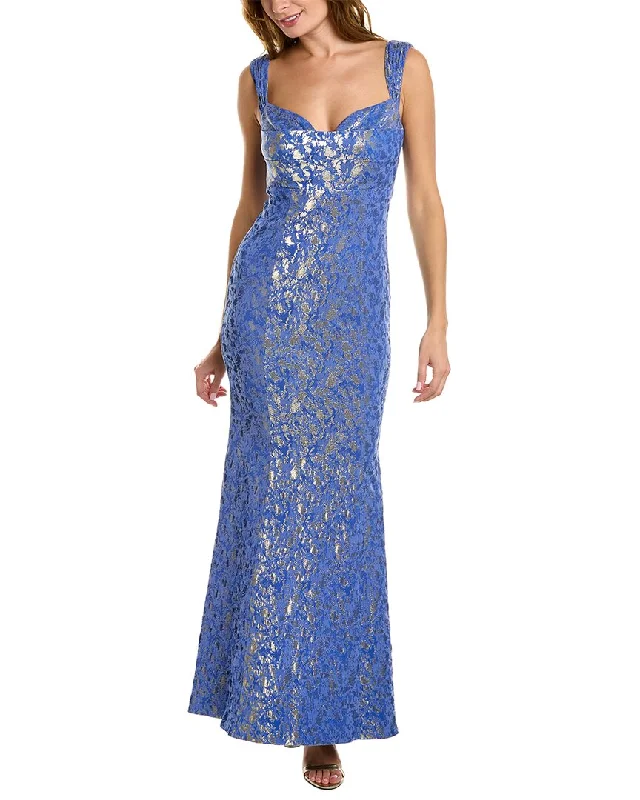 Party dress with embellishments -Theia June Gown
