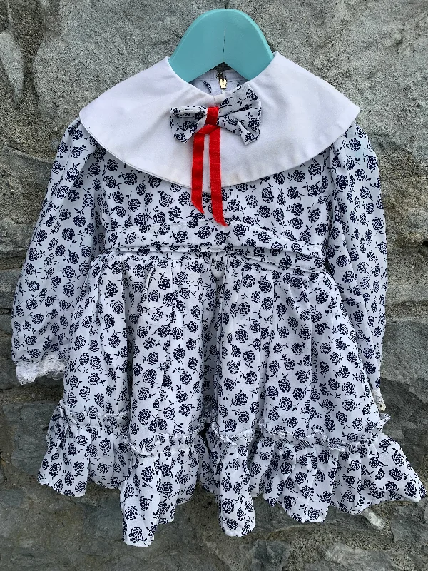Party dress that is a total knockout -Vintage roses dress   18-24m (86-92cm)
