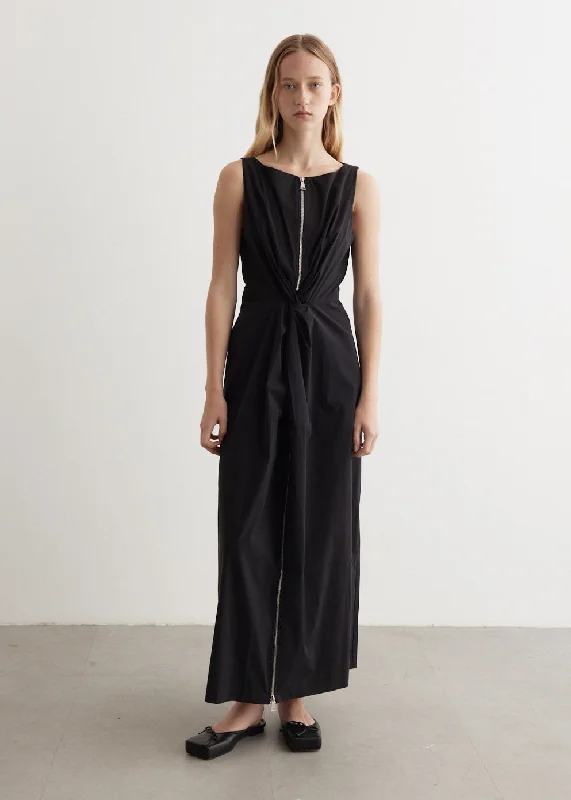 Party dress: outfit ideas -Zipper Knot Dress
