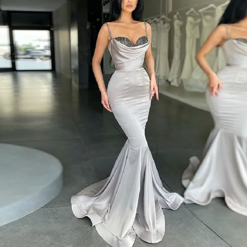 Prom dresses with holiday cheer-2024 Sexy Slim Elegant Prom Party Dress  gh1864