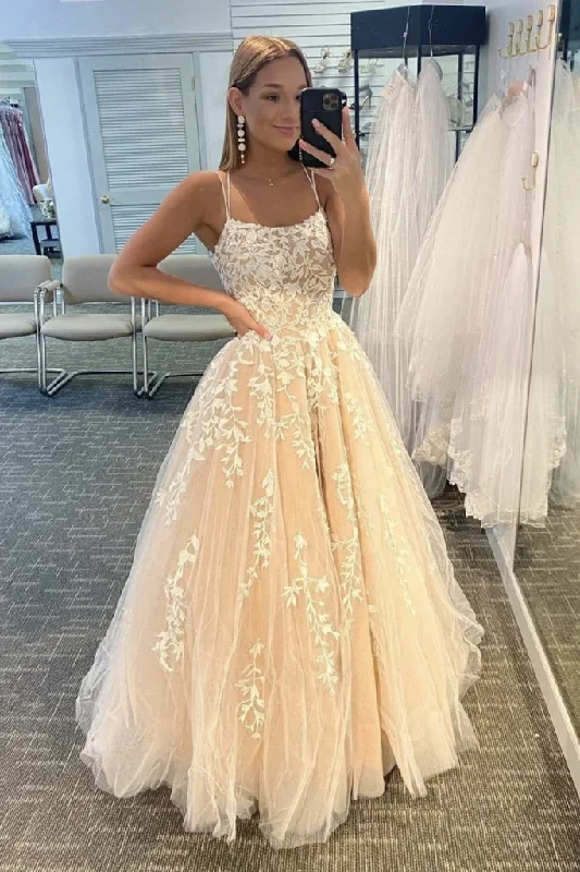 Beautifully embroidered prom dresses-2024 Tulle Long Prom Dresses with Appliques and Beading,Winter Formal Dresses gh1095 Beautifully embroidered prom dresses-2024 Tulle Long Prom Dresses with Appliques and Beading,Winter Formal Dresses gh1095