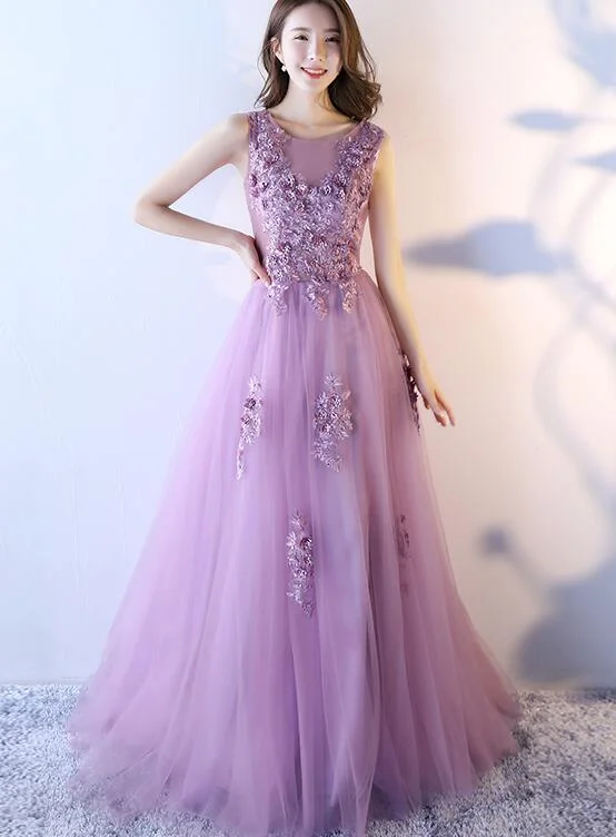Bold floral patterns for prom dresses-Beautiful Light Purple Tulle Long Gown, Tulle Formal Dress gh535 Bold floral patterns for prom dresses-Beautiful Light Purple Tulle Long Gown, Tulle Formal Dress gh535