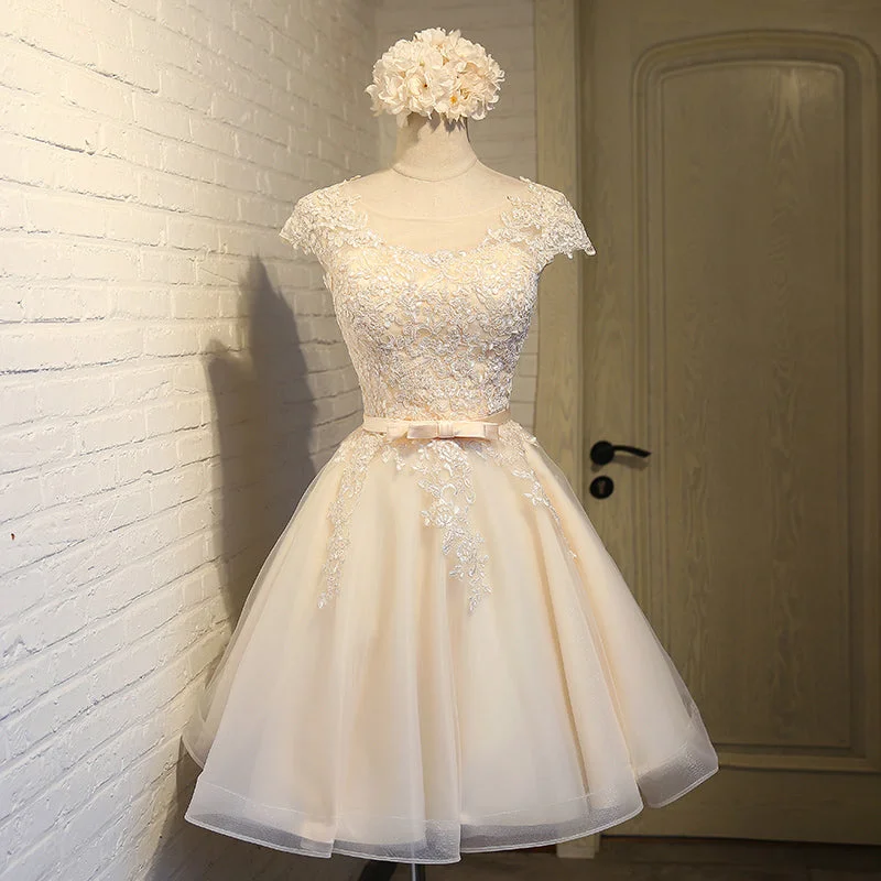 Prom dresses with hearts-Charming A-line lace short prom dress,homecoming dresses 7577 Prom dresses with hearts-Charming A-line lace short prom dress,homecoming dresses 7577