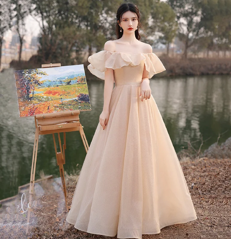 Beautiful silk prom dresses for luxury-Cute tulle long A line prom dress evening dress 10049 Beautiful silk prom dresses for luxury-Cute tulle long A line prom dress evening dress 10049