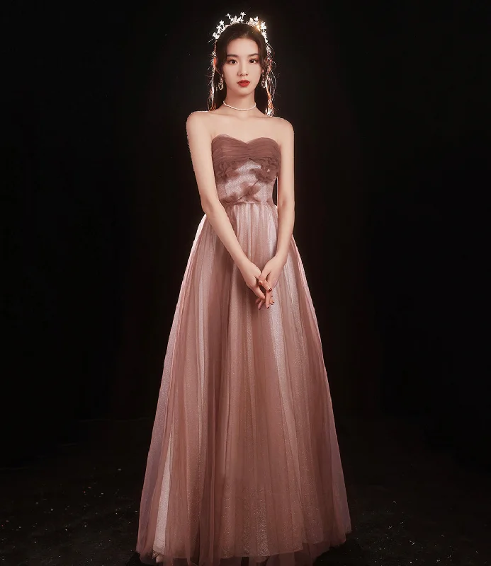 Romantic off-the-shoulder prom dresses-Cute tulle long A line prom dress evening dress 8841 Romantic off-the-shoulder prom dresses-Cute tulle long A line prom dress evening dress 8841