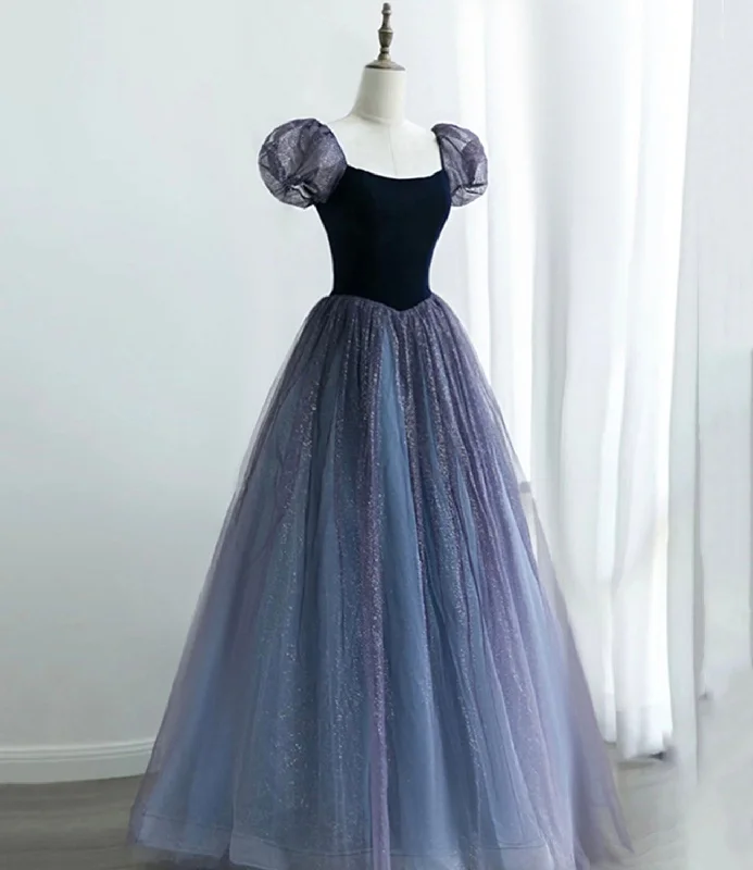 Red carpet-worthy prom dresses for glamorous nights-Cute tulle long prom dress A line evening gown 10164 Red carpet-worthy prom dresses for glamorous nights-Cute tulle long prom dress A line evening gown 10164