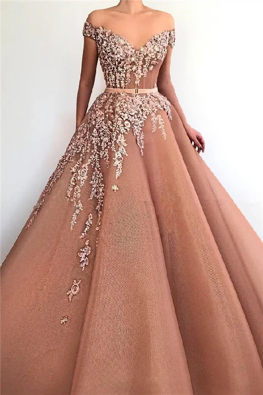 Classic black prom dresses for elegance-Elegant Off-The-Shoulder Appliques V-Neck Mermaid Prom Dress With Belt gh728 Classic black prom dresses for elegance-Elegant Off-The-Shoulder Appliques V-Neck Mermaid Prom Dress With Belt gh728