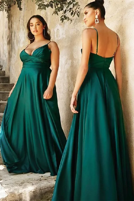Best prom dresses for 2023-Elegant V-Neck Spaghetti-Straps Mermaid Prom Dress With Split gh732 Best prom dresses for 2023-Elegant V-Neck Spaghetti-Straps Mermaid Prom Dress With Split gh732